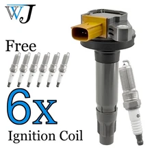 6X Ignition Coil+Iridium Spark Plug For 2013-2019 Ford Explorer BL3Z12029A