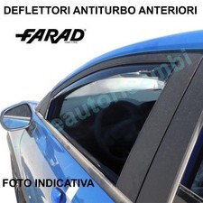 DEFLETTORI ARIA ANTITURBO PER VOLKSWAGEN POLO 2009-2017 3 PORTE ANTERIORI OSCURA