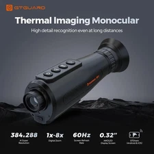 GTGUARD Ai 384x288 Thermal Monocular 15mm 60Hz Lens Night Vision Hunting Scope