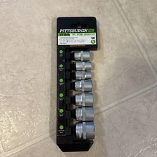 Pittsburgh Pro 3/8" Drive, 7 Piece, Spline Socket Set, SAE 3/8"-3/4"  #96810