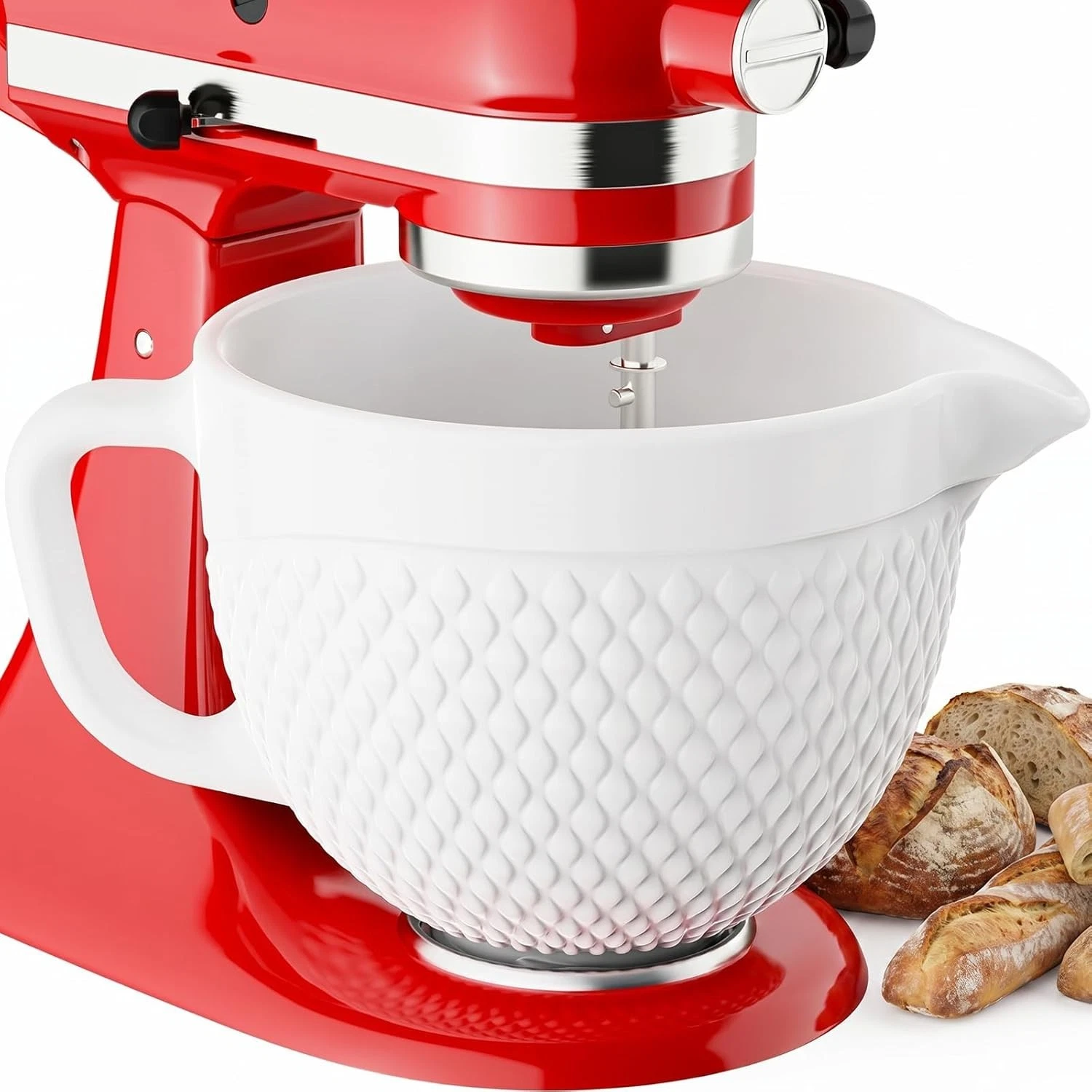 Ceramic Mixer Bowl For KitchenAid all 4.5-5 Quart Tilt-Head Stand Mixers New NIB
Opens in a new wind