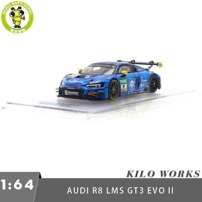 1/64 Kiloworks Audi R8 LMS GT3 EVO II 2025 ADAC GT MASTER Diecast Model Car