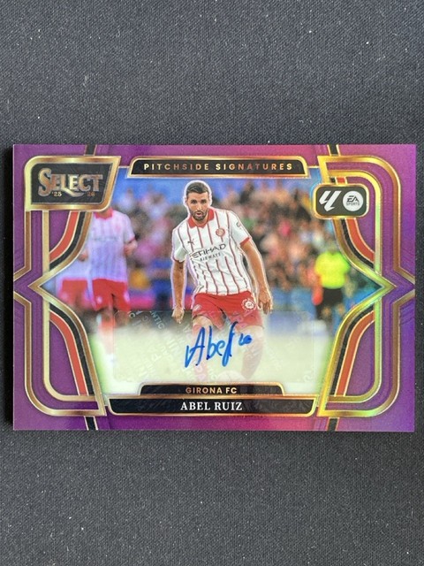 Abel Ruiz 2025-26 Panini Select La Liga Pitchside Signatures Purple Auto /49