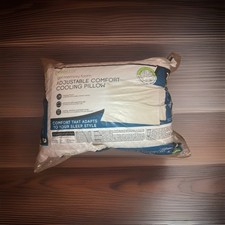 Purelux Gel Memory Foam Adjustable Comfort Cooling Pillow. 2-Pack NEW, OPEN BOX