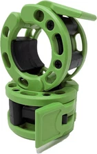 Olympic Barbell Clamps Collars Quick Release Pair of Locking Weight Clips Fit...