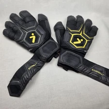 Storelli Gladiator Elite 3 Goalkeeper Gloves | Size 11 Black & Yellow