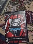 Mint ... PlayStation 2 Guitar Hero Van Halen ..Tested ..Mint With Book And Case