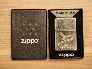 Original Zippo Feuerzeug America Lighter Adler Eagle Vintage Made in USA