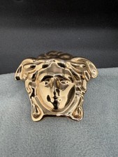 Vintage Medusa Head Belt Buckle Gold Tone