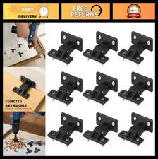 10pcs Fast Installation Push-On Clips for Furniture, Cabinet Hinges, Adjustable