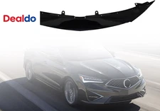 Front Bumper Upper Grille Trim Black Replacement for 2019-2022 Acura ILX Base Se