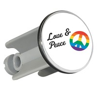 WaschbeckenstöPsel Love & Peace Geschenkidee Love & Peace Geschenk PräSent Mitb