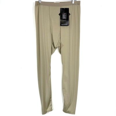 NWT Polartec Gen III Lightweight Cold Weather Beige Long Underwear Large Long