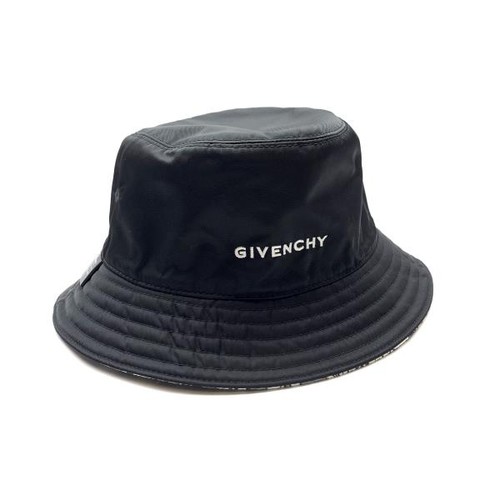 GIVENCHY Bucket Hat Disney 101 Dalmatians Dog Nylon Reversible Black Hat Givench