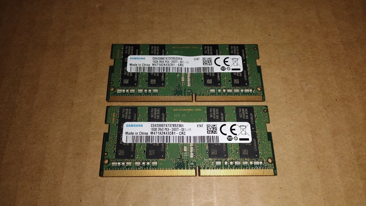 Samsung DDR4 SDRAM Memory (RAM) 2 Modules for sale | eBay