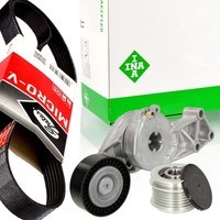 Gates 6PK900 Keilrippenriemen-Satz + Freilauf FüR A3 Golf VW Audi Seat Skoda