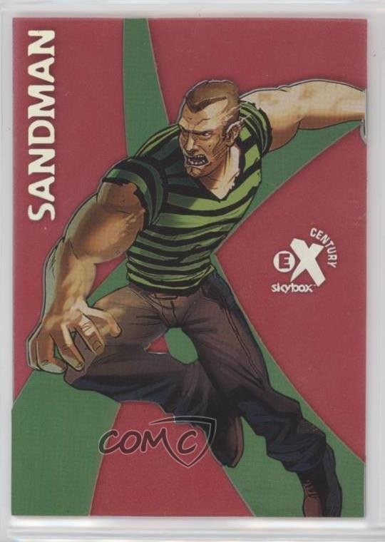 2017 Fleer Ultra Marvel Spider-Man EX Century Then Red 19/29 Sandman #EX29 0dt1