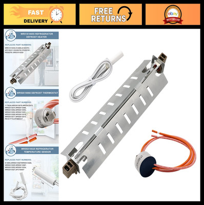 Refrigerator Defrost Heater Kit, Temperature Sensor & High Limit Thermostat Repl