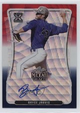 2020 Leaf Metal Draft Red White & Blue Wave 4/5 Bryce Jarvis #BA-BJ2 Auto 1ek2
