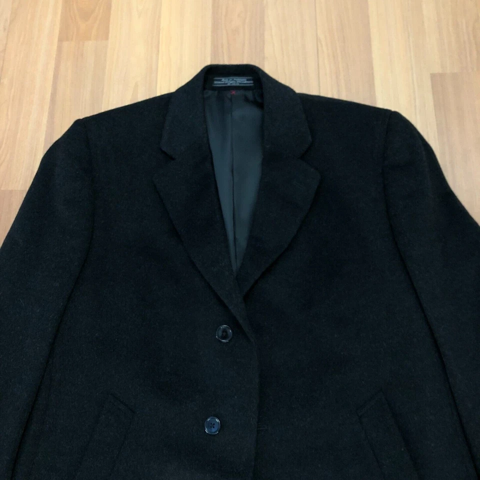 Chaqueta Abrigo Bert Pulitzer 44R REG Lana Cachemira Nylon Para Hombre Guisante COMO NUEVA Foto 2 de 4