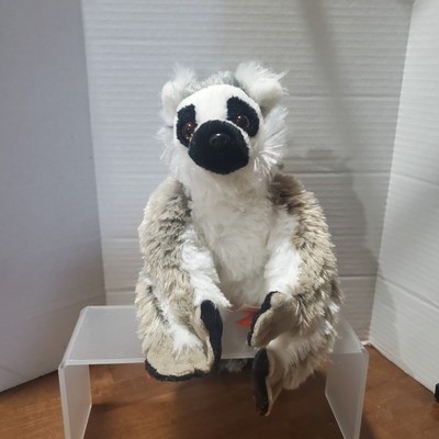 Wild Republic Plush Ring Tailed Lemur 12'' Madagascar Realistic Life-like 