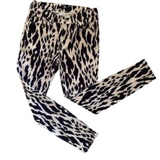 7 For All Mankind Jeans Women  s Size 24 Cheetah Print Skinny Made in USA
