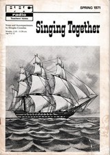 'Singing Together' Teachers' notes 1971 Spring