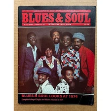 B.T. EXPRESS BLUES & SOUL # 151 MAGAZINE JANUARY 7 1975 - B.T. EXPRESS cover 