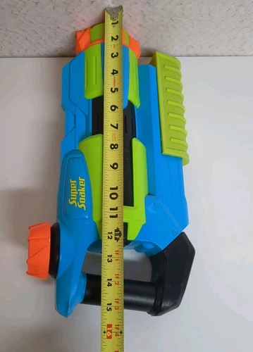 Vintage Nerf Super Soaker Aqua Shock Sneak Attack Blue/Green Color - WORKS! - Picture 15 of 16