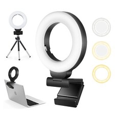 Webcam Lightingring Light For Laptop/computerzoom Call Lighting4''small Video Co