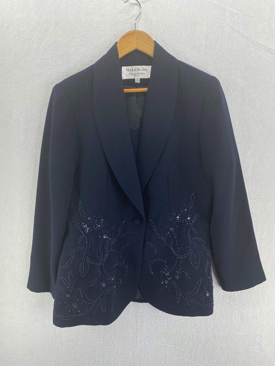Maxie Klein 12 Blazer Navy (W6746-M1) | eBay