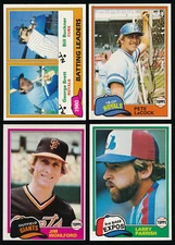 1981 Topps - You Pick Complete Your Set #1-250 (F84)