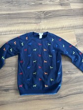 Monsoon Marine Wurst Hund Dackel Pullover Alt...