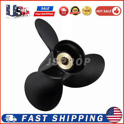 10 1/8 x 15 Pitch Fit Mercury engines Outboard Propeller  25-70HP PROP 13 spline