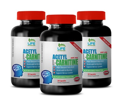 Muscle Supplements - Acetyl L-Carnitine 500mg - Acetyl L-Carnitine Power 3B