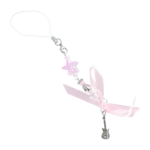 Bowknot Star Bead Pendant Hangings Rope Phone Chain Strap Keychain Accessory - 第 3/11 張圖片
