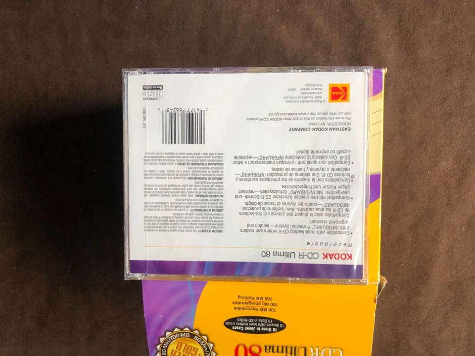 KODAK CD-R CDR ULTIMA 80 Minuten Rohlinge 700MB, neu, verschweisst. - Bild 2 von 4