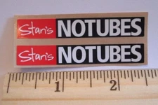 TWO Stans NO Tubes- Mountain Road BMX Bike Ride FRAME STICKER DECAL (Bin 50LSFM)