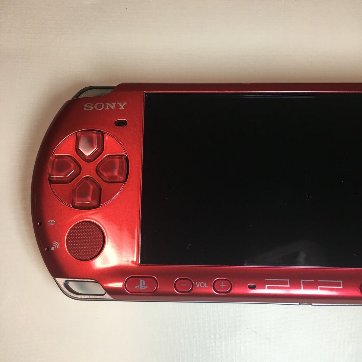 Authentic PlayStation Portable PSP 3000 Console - Radiant Red - 100% OEM