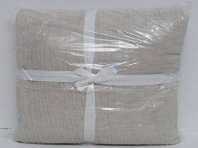 Pottery Barn Cloud Duvet Cover Full Queen Flax Color New