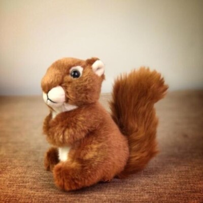 cute plush small squirrel toy high quality squirrel doll gift about 14cm