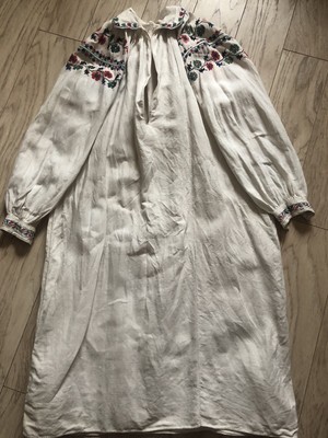 Ukrainian National Vintage Embroidered Dress M 1950 Rivne Ukraine 