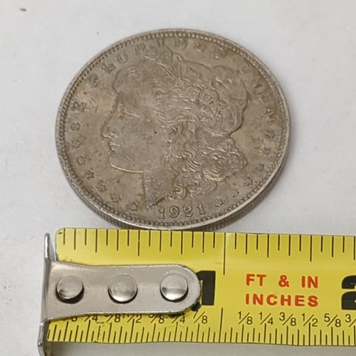 Dólar de plata Morgan 1921 - Imagen 4 de 6