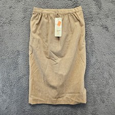 Pendleton Womens Skirt Sz 8 Beige Vintage 100 Virgin Wool Pencil Fully Lined
