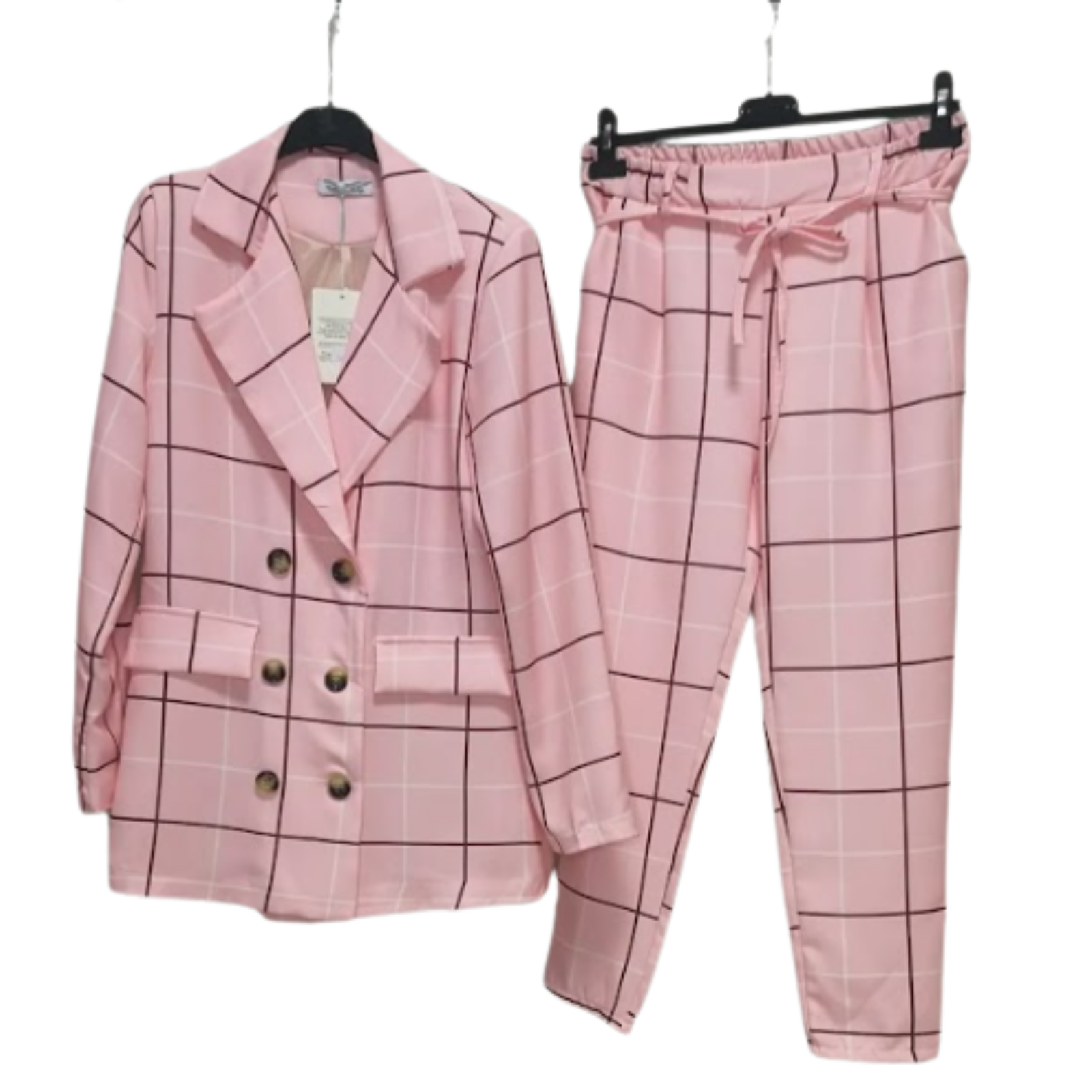 Damen Business Anzug Set - Elegante Anzugjacke Mit Gerader Hose