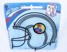 CHILD'S SPORTS - METAL FOOTBALL HELMET PICTURE Memento Wall Rack w/ Hooks