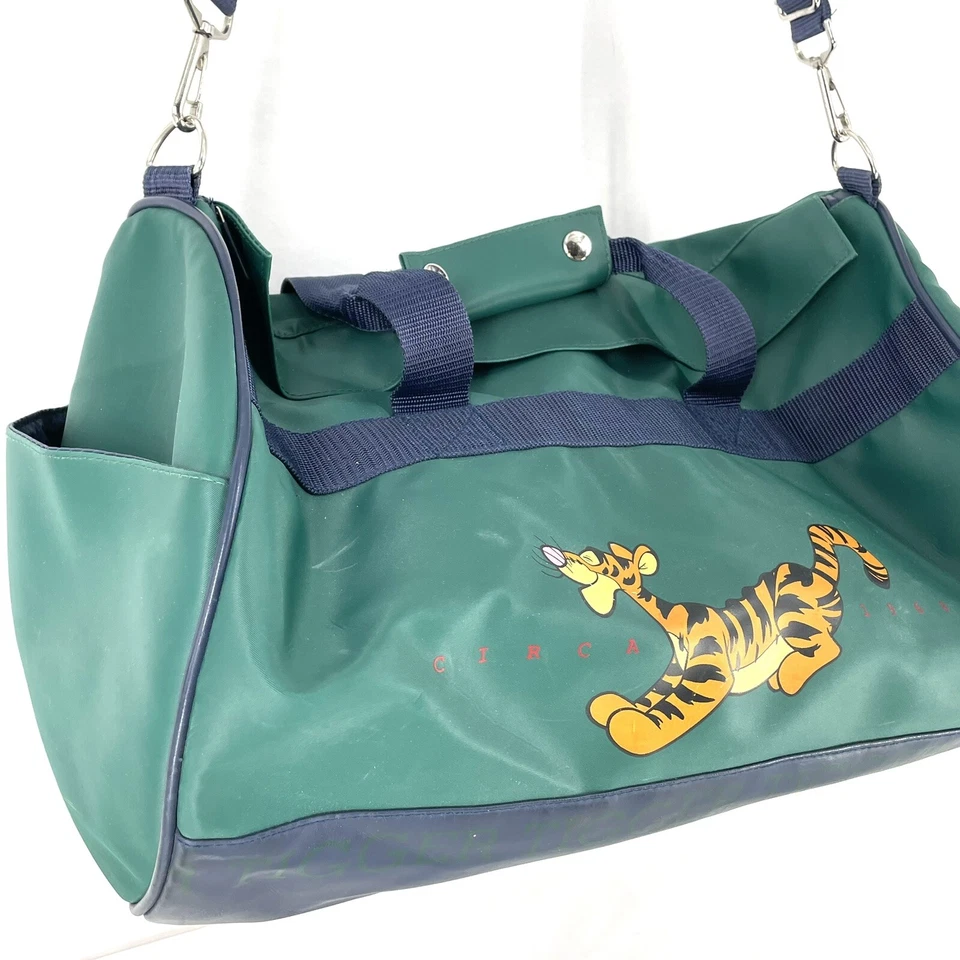 Bolso de viaje vintage Forest Green Disney Store Tigger Winnie The Pooh Foto 4 de 4