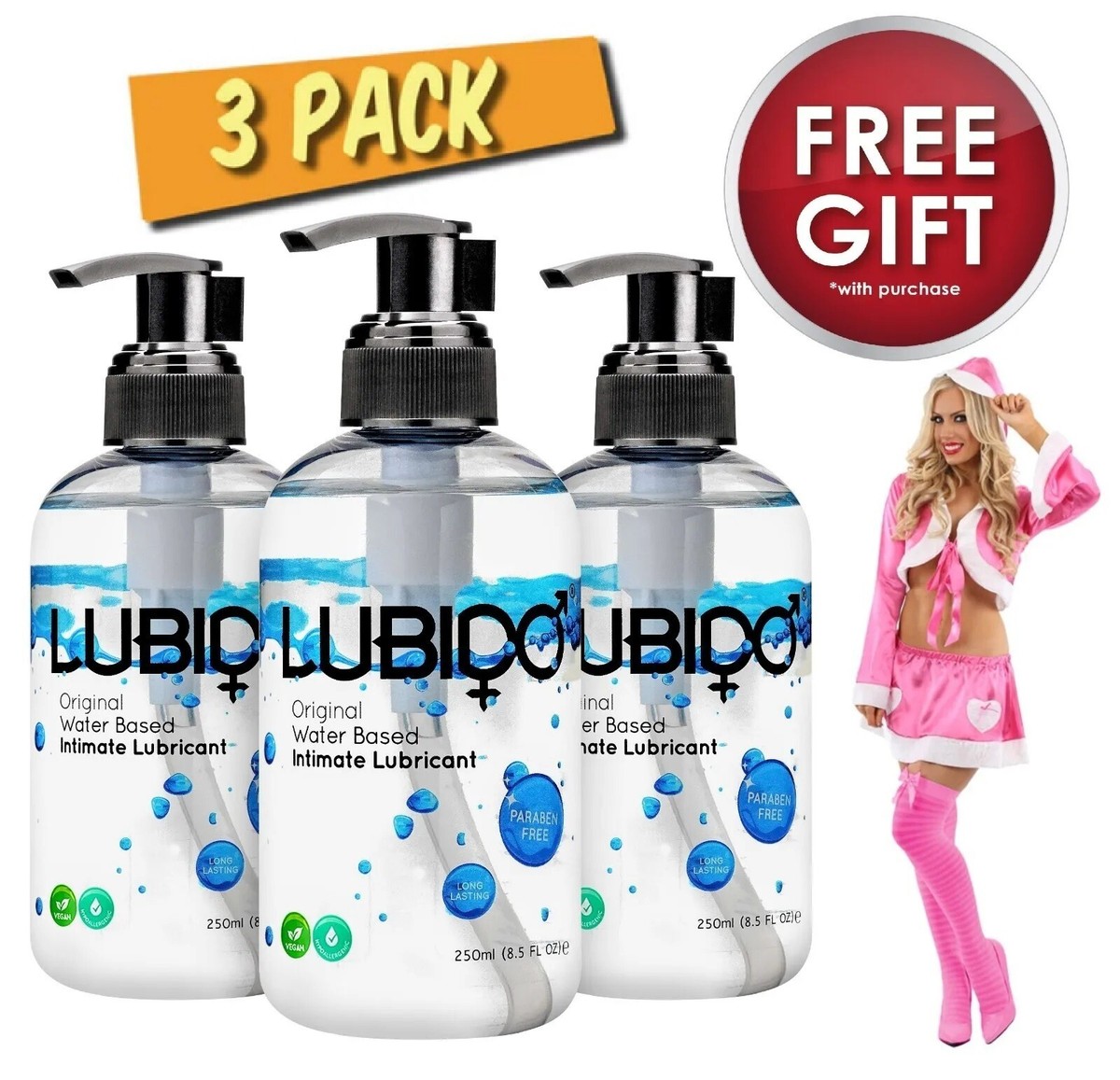 Lubido Original Gel Lubrificante Intimo A Base D'Acqua Senza - Foto 2