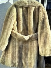Coat Faux Fur Blonde Shade Sz