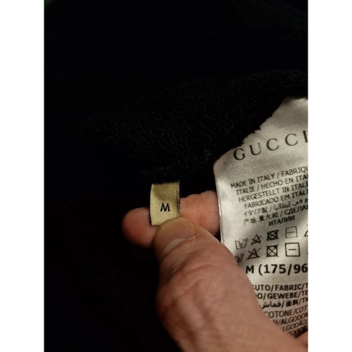 Gucci Black GG Stripe Print Hoodie - Picture 7 of 10